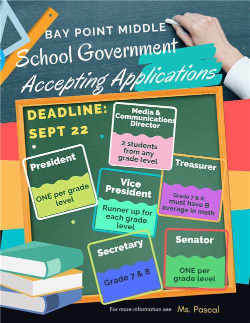 Student Gov'T positions available